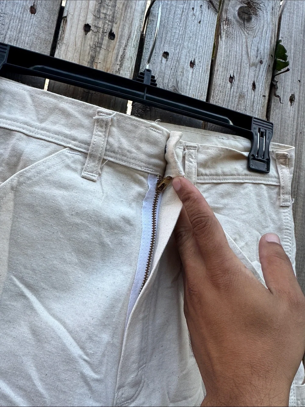 Stan Ray Cream Carpenter Cargo Pants